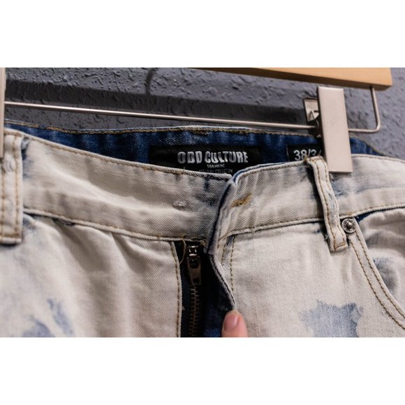 Odd Culture Jeans Skinny Moto Jeans, Size 38x34 - Picture 6 of 12